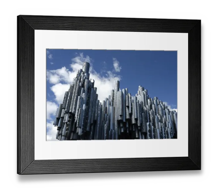 Framed Print : Sibelius Monument, Jean, Helsinki, Finland, Europe Framed Print : Sibelius Monument, Jean, Helsinki, Finland, Europe