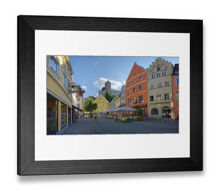 Framed Print : Historic old town with the High Castle