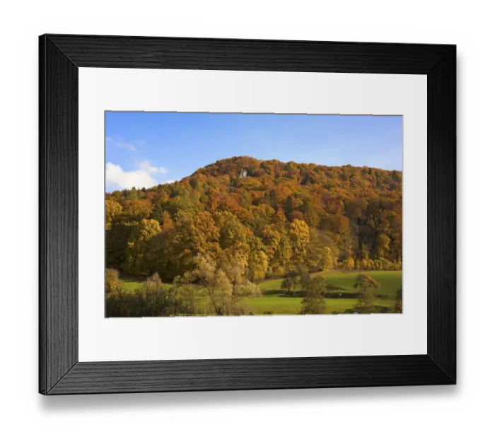 Framed Print : Autumnal landscape, Egloffstein