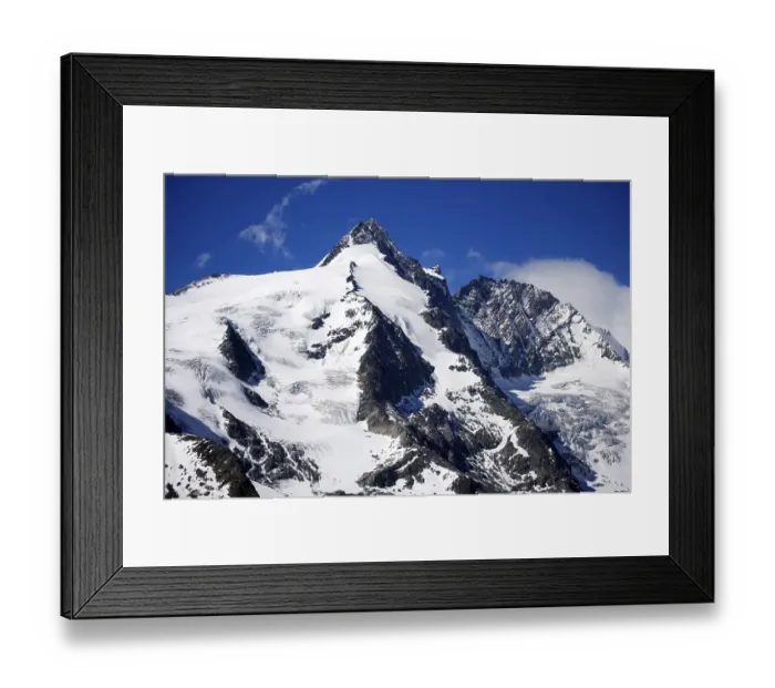 Framed Print : Grossglockner massif, Hohe Tauern National Park