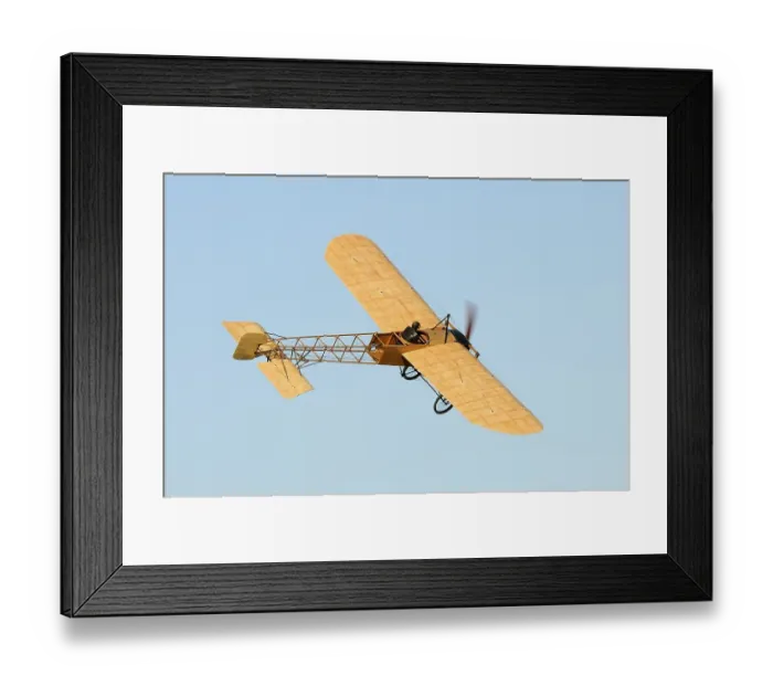 Framed Print : Replica of the legendary Bleriot XI La Manche Framed Print : Replica of the legendary Bleriot XI La Manche