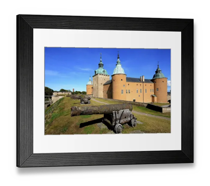 Framed Print : Mediaeval castle in Kalmar, Smaland Framed Print : Mediaeval castle in Kalmar, Smaland