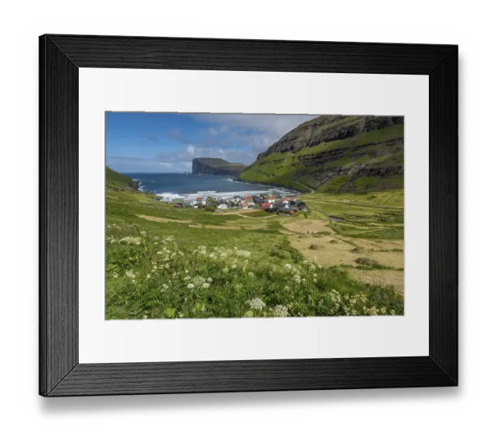 Framed Print : Overlooking Tjornuvik or Tjornuvik