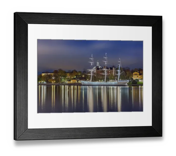 Framed Print : Harbour Chapman off Skeppsholmen