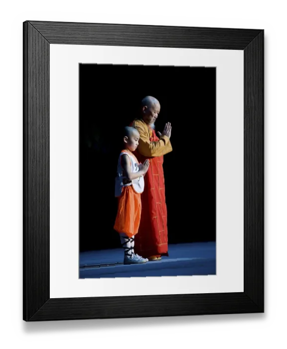 Framed Print : The youngst, nine-year-old, and the oldest