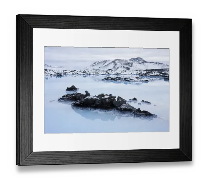 Framed Print : Blue Lagoon in the winter, Iceland, Europe Framed Print : Blue Lagoon in the winter, Iceland, Europe