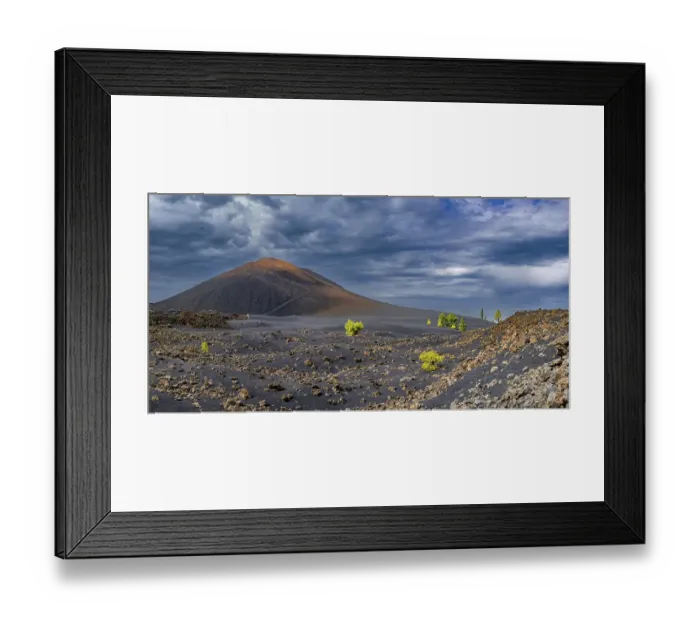 Framed Print : Chinyero volcano, Arena Negras zone