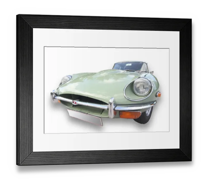 Framed Print : Jaguar E-Type Framed Print : Jaguar E-Type