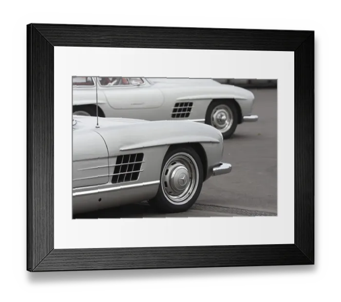 Framed Print : Mercedes 300SL Gullwing, AvD Oldtimer Grand Prix 2009