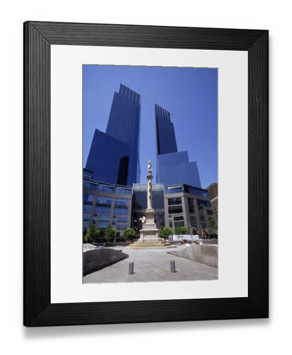 Framed Print : Time Warner Center, Columbus Circle