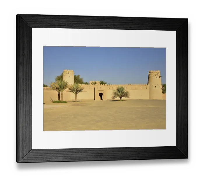 Framed Print : Al-Jahili Fort of Al Ain, Unesco World Heritage Site