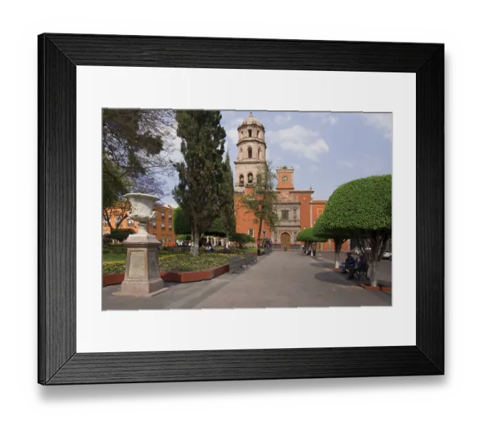 Framed Print : San Francisco Church, historic town Santiago de Queretaro Framed Print : San Francisco Church, historic town Santiago de Queretaro