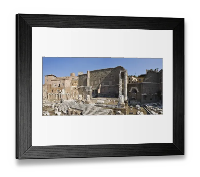 Framed Print : Temple of Mars ruins at the Forum of Augustus Framed Print : Temple of Mars ruins at the Forum of Augustus