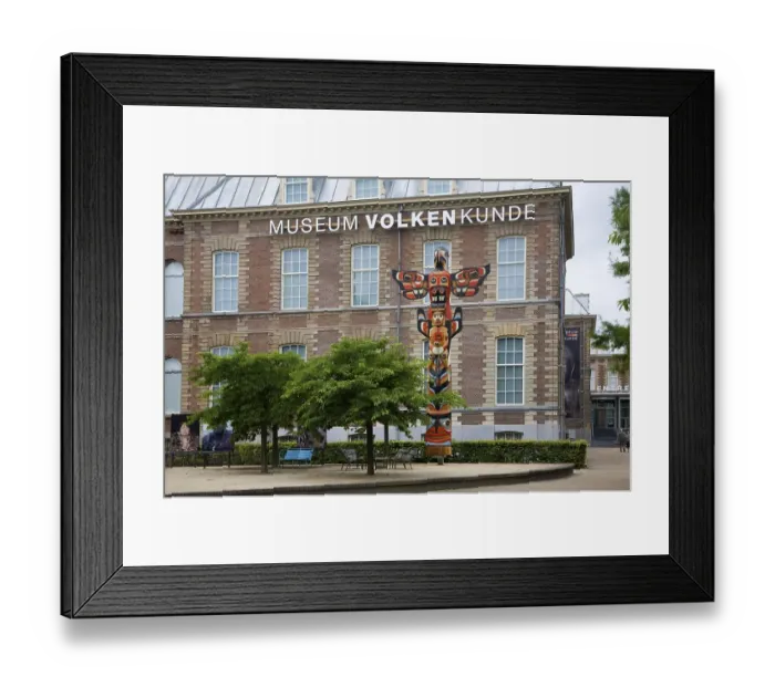Framed Print : Museum Volkenkunde, national ethnology museum