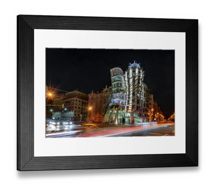 Framed Print : Dancing House, Ginger and Fred