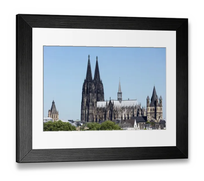Framed Print : Town Hall, Cathedral, Church of St Framed Print : Town Hall, Cathedral, Church of St