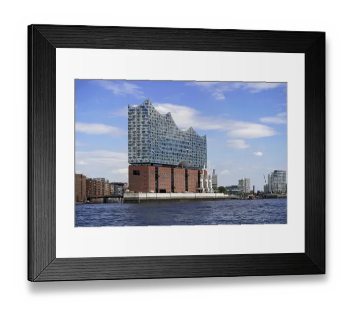 Framed Print : Elbe Philharmonic Hall in the Hafencity