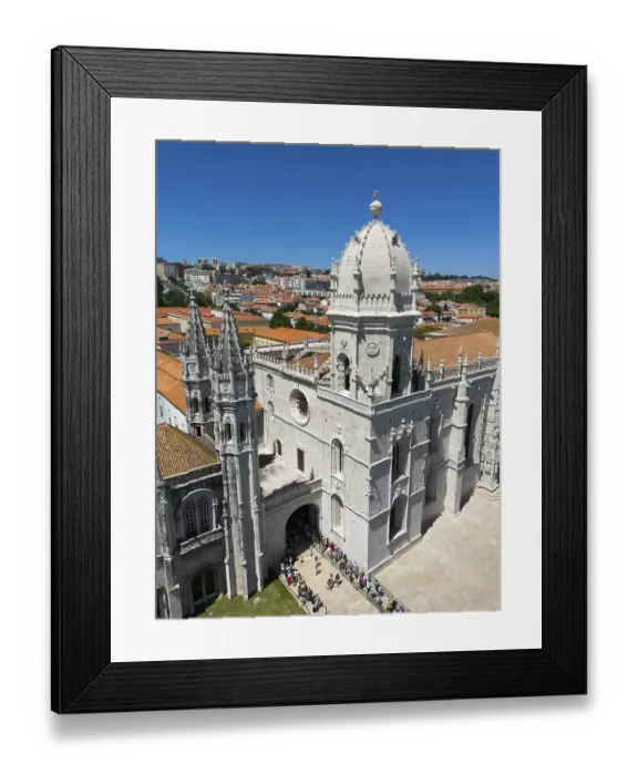 Framed Print : Large Gothic cathedral with high towers and a dome Framed Print : Large Gothic cathedral with high towers and a dome