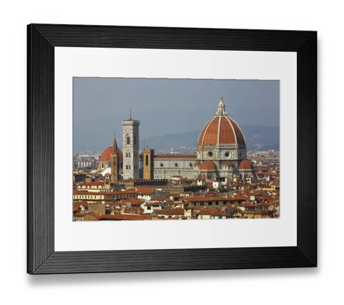 Framed Print : Florence's historic centre, a UNESCO World Heritage Site