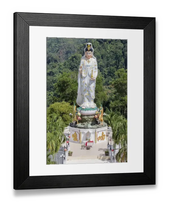 Framed Print : Guan Yin Statue, Wat Bang Riang Framed Print : Guan Yin Statue, Wat Bang Riang