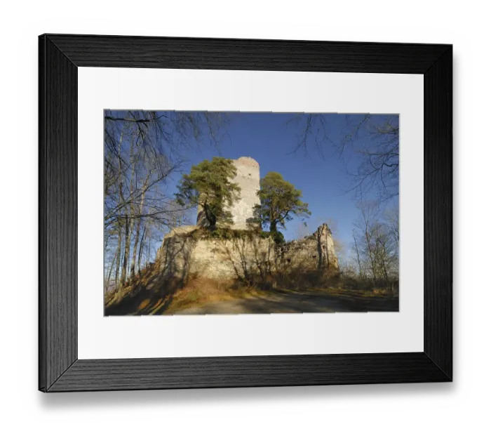 Framed Print : The castle ruins of Altbodman - Baden-Wuerttemberg