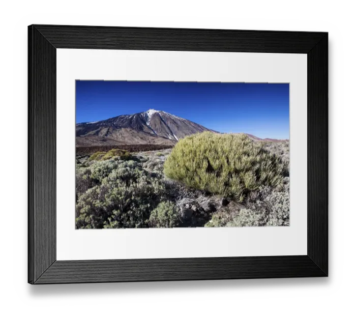 Framed Print : Teide volcano in the Teide National Park