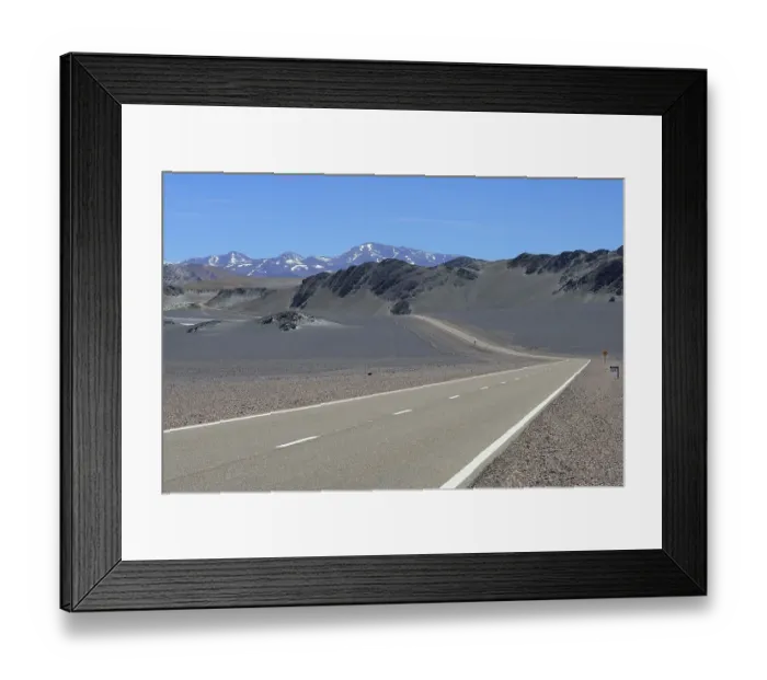 Framed Print : Paso de San Francisco pass road through volcanic landscape Framed Print : Paso de San Francisco pass road through volcanic landscape