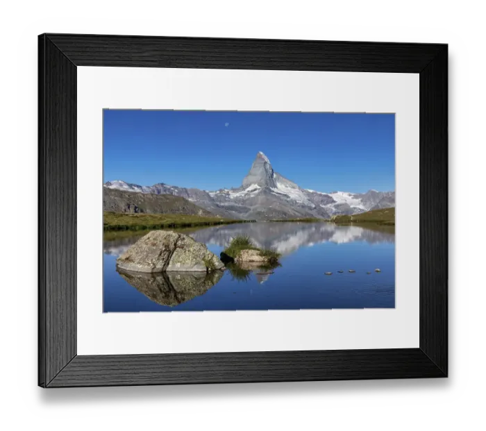 Framed Print : Matterhorn reflected in the Stellisee