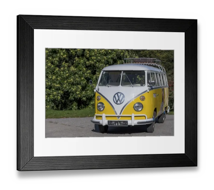 Framed Print : Oldtimer VW T1, Bulli, year of construction 1967