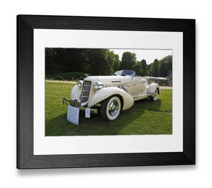 Framed Print : Classic car, Auburn 851, built in 1935