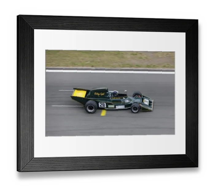 Framed Print : Historical Formula 1 vehicle at the Oldtimer Grand Prix 2013 on the Nuerburgring