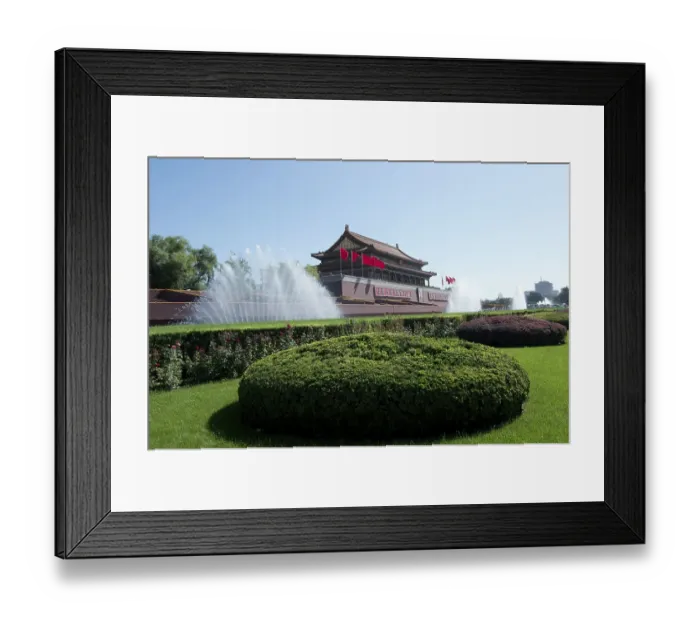 Framed Print : The Forbidden City, entrance, Beijing, China, Asia