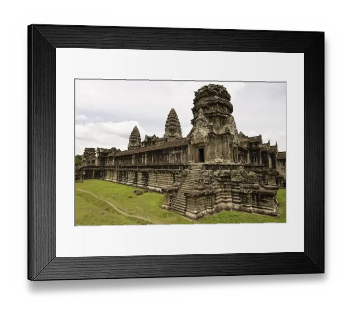 Framed Print : Overview Angkor Wat, Angkor Wat complex