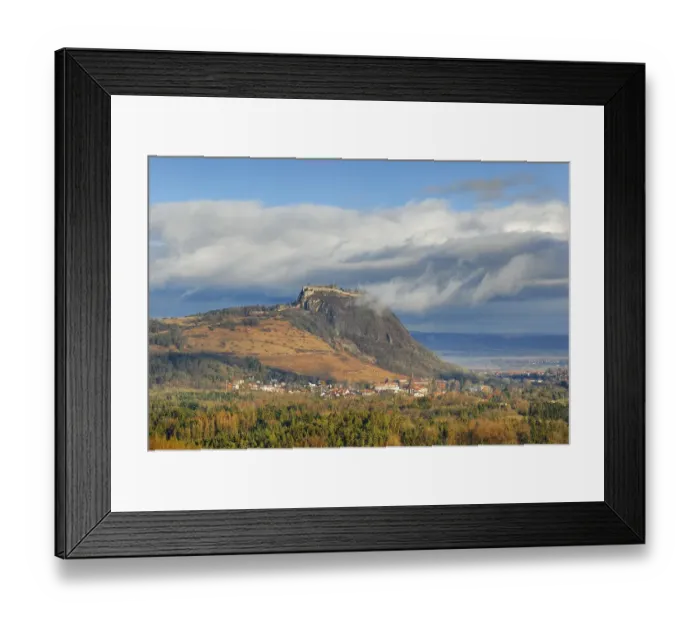 Framed Print : The Hohentwiel in the Hegau area - Konstanz district Framed Print : The Hohentwiel in the Hegau area - Konstanz district