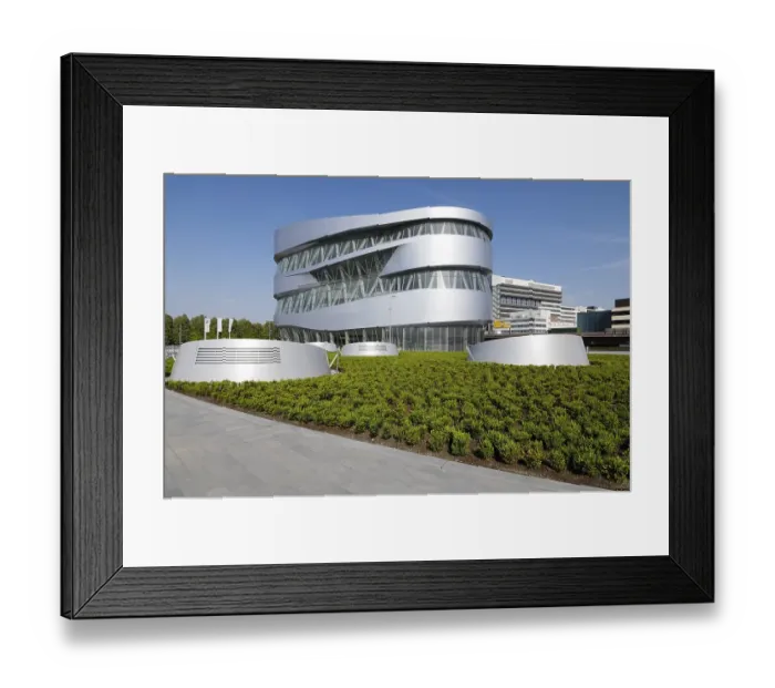 Framed Print : Mercedes Benz Museum, Stuttgart