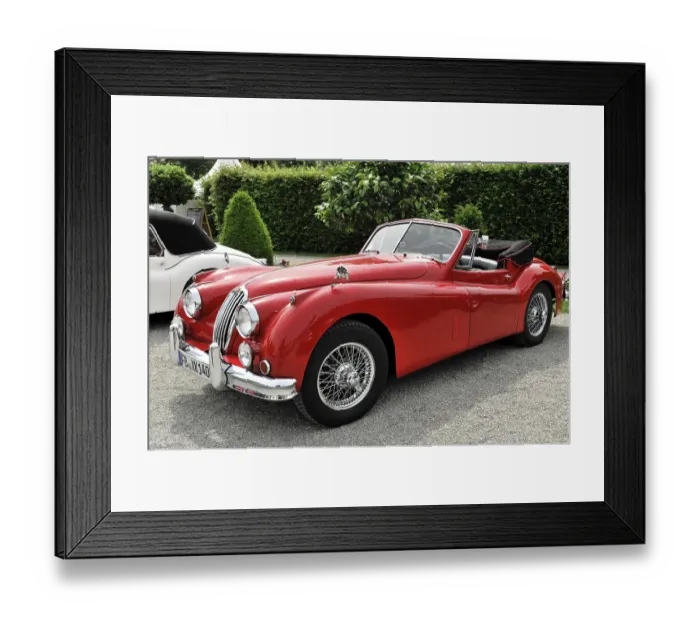 Framed Print : Jaguar coupe convertible, built after 1953 Framed Print : Jaguar coupe convertible, built after 1953