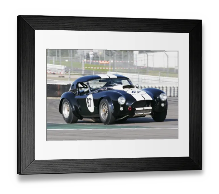 Framed Print : AC Cobra, race model, Vintage cars Grand Prix Nuerburgring 2007