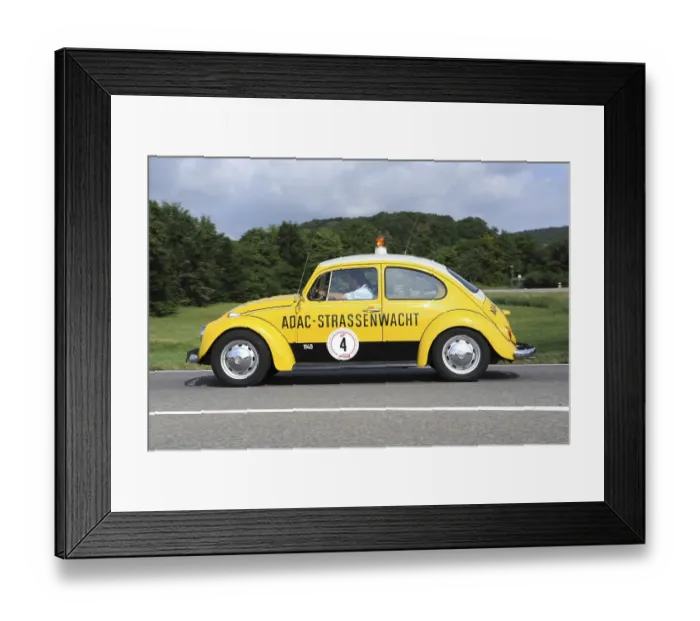 Framed Print : VW Beetle, built in 1972, 34 hp
