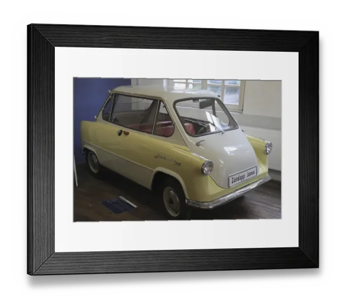 Framed Print : Zuendapp Janus vintage car, built in 1957