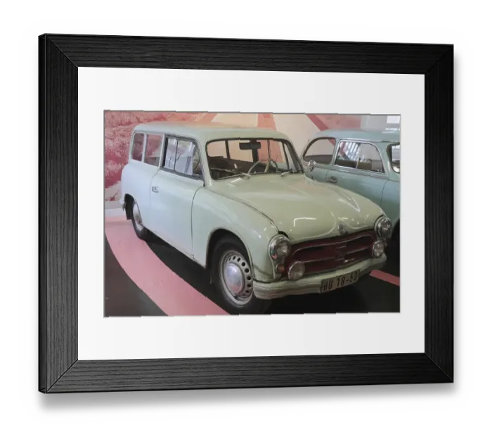 Framed Print : EEZ P 70 station wagon, GDR thermoset car