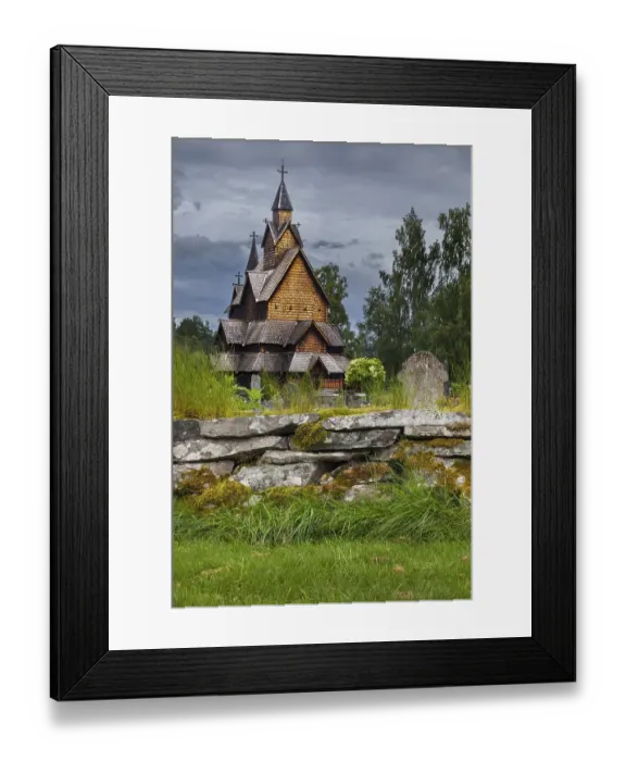 Framed Print : Heddal Stave Church, Notodden, Telemark Framed Print : Heddal Stave Church, Notodden, Telemark