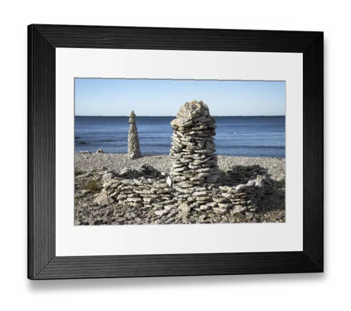 Framed Print : On the beach of Lickehamn, Gotland, Sweden, Europe