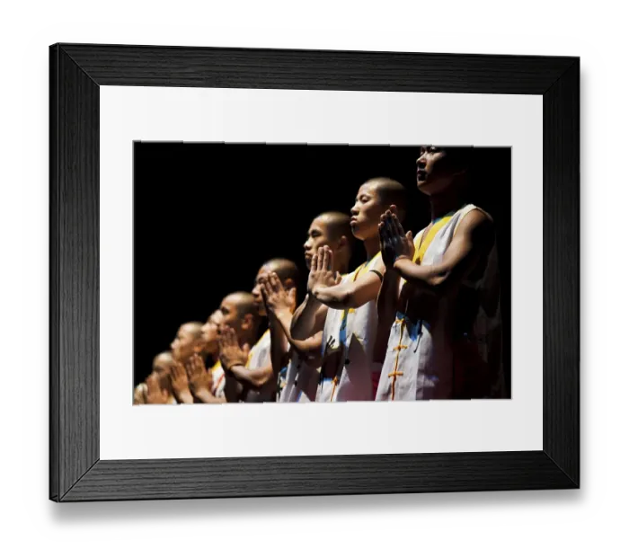 Framed Print : Monks from the Shaolin monastery Framed Print : Monks from the Shaolin monastery