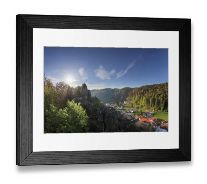 Framed Print : Wolfsberg, municipality of Obertrubach Framed Print : Wolfsberg, municipality of Obertrubach
