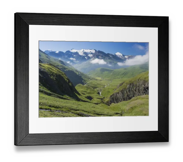 Framed Print : Landscape in the National park of Vanoise