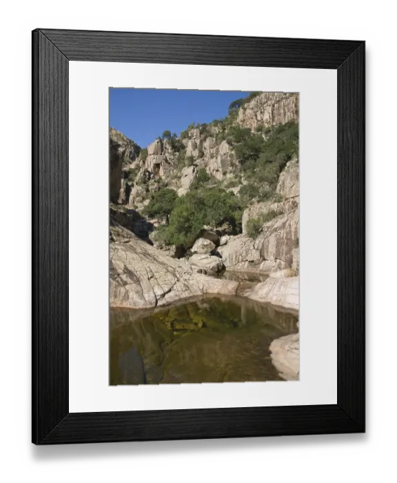 Framed Print : Valle d'Oridda, Monte Linas, Sardinia
