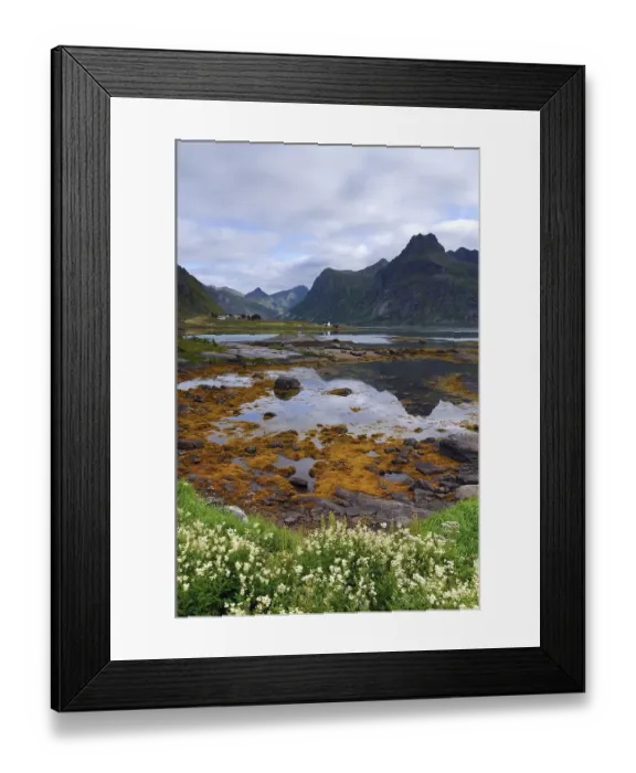 Framed Print : Landscape near Austvagoy, Lofoten