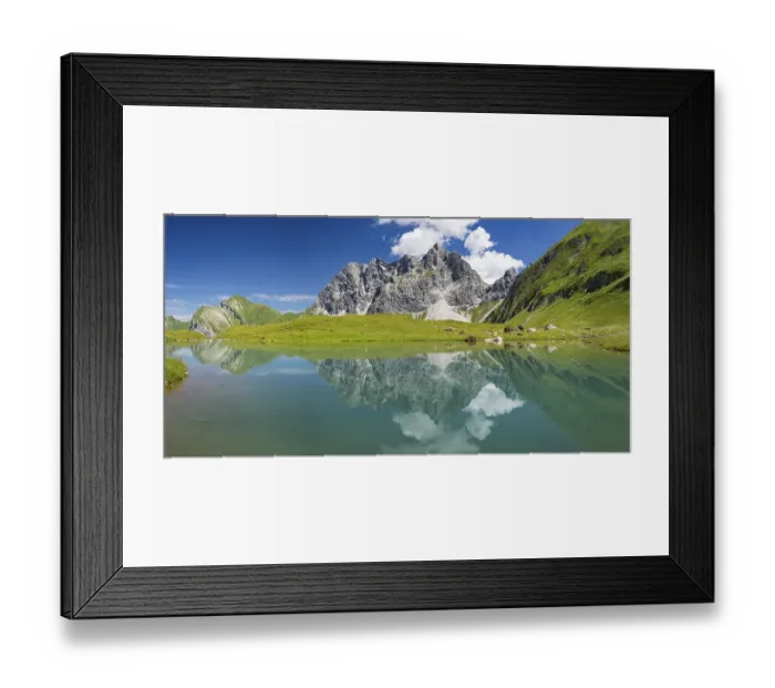 Framed Print : Eissee, Oytal, behind Grosser Wilder Framed Print : Eissee, Oytal, behind Grosser Wilder