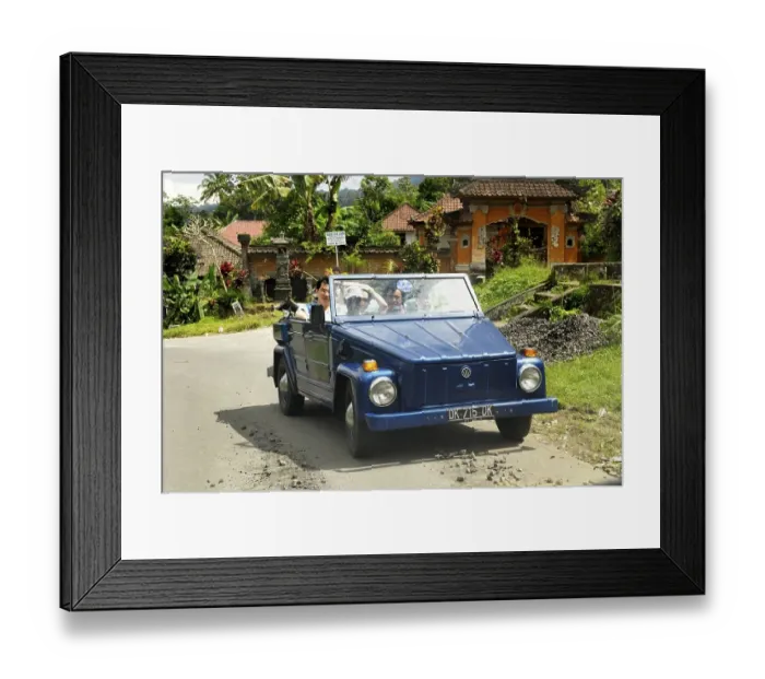 Framed Print : Old VW Kuebelwagen near Mengwi Framed Print : Old VW Kuebelwagen near Mengwi