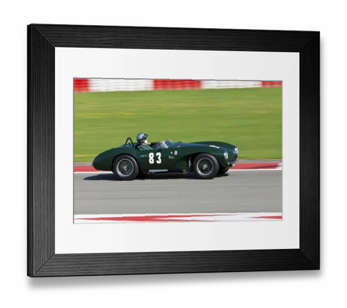 Framed Print : Race of post-war racing cars, Aston Martin